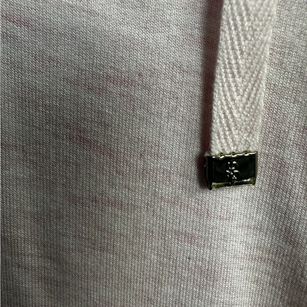 Lilly Pulitzer Luxletic Pink Relaxed Tie Front Hoodie - Picture 6 of 8